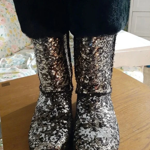 Juicy Couture Shoes Juicy Couture Sequin Boots Poshmark